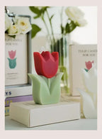 Exquisite Tulip-Fragrance Candles: Ideal Wedding Keepsakes, Luxurious Home Ambiance & Heartfelt Birthday Presents for Women