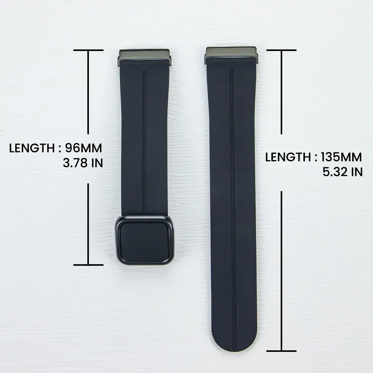 Fitbit Versa & Sense Silicone Band - Waterproof & Magnetic - SJB-DIAMOND ELITES