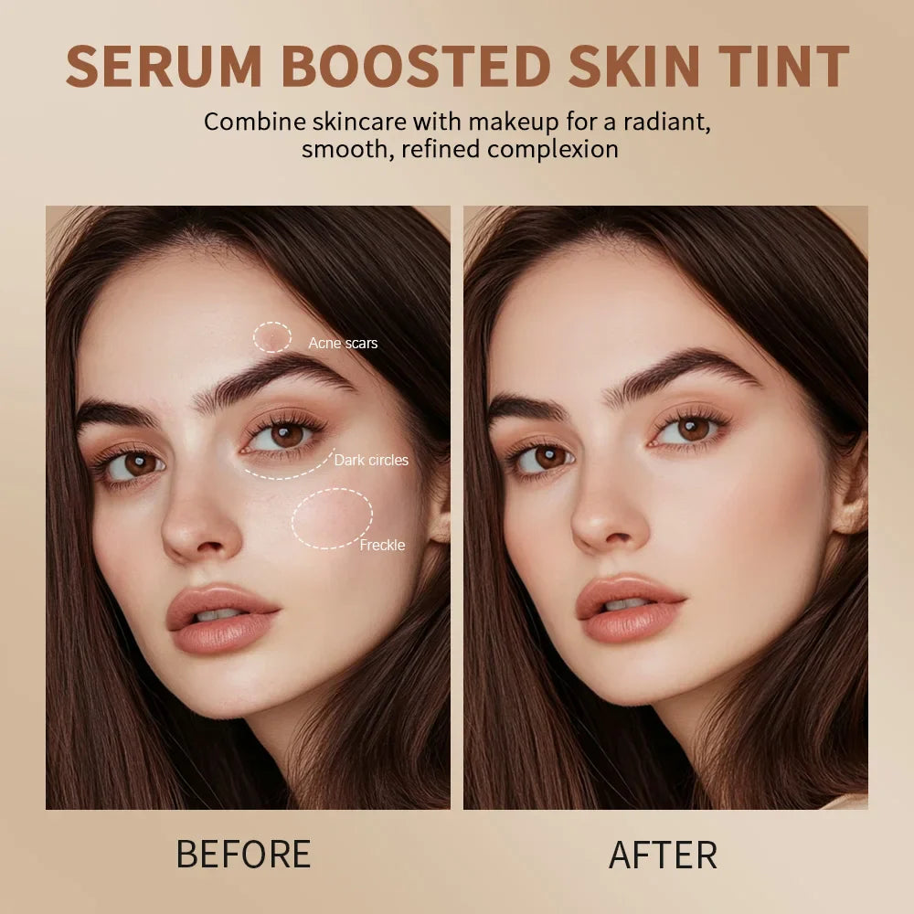Eraser Foundation Stick Stick Serum Boosted Skin Tint Foundation Stick Smooth Plumper Hight Coverage Travel Flawless Foundation Lootquake LLC