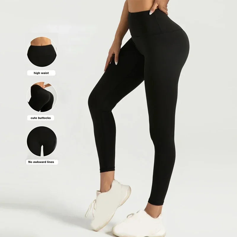 ElevateFit High-Waist Shaping Yoga Leggings - SJB-DIAMOND ELITES