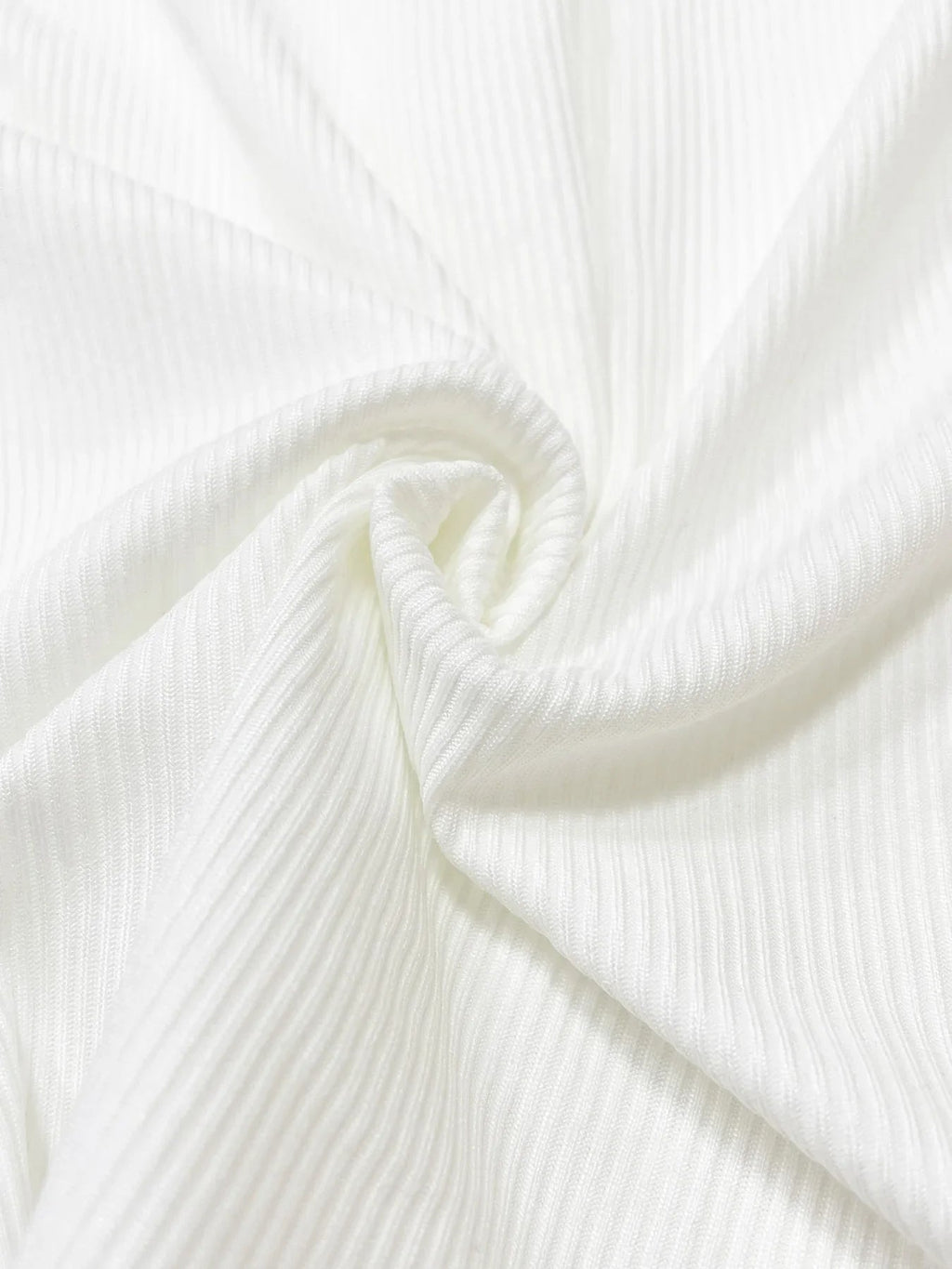 Ribbed Bliss: Women's Button Front Tee THRIXINE