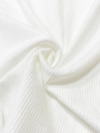 Ribbed Bliss: Women's Button Front Tee THRIXINE