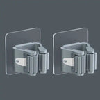 2/4PCS Home Storage Rack Bathroom Suction Hanging Pipe Traceless Hooks Wall Mounted Mop Organizer Holder Waterproof Broom Hanger Lootquake LLC