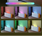 Map Humidifier Colorful Gradient Flame Aroma Diffuser Home Hotel Desktop USB Air Humidification Lootquake LLC