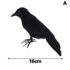 Halloween Decoracion Simulation Black Crow Raven Bird Repellent Pest Control Pigeon Repellent Event Party Bar Decoration Lootquake LLC