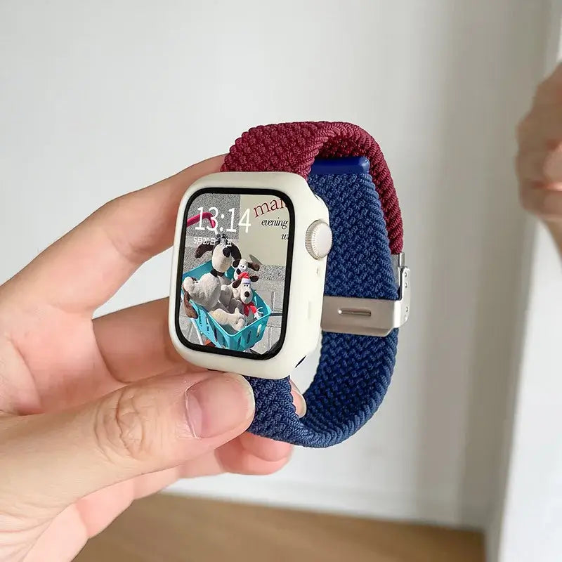 Apple Watch Nylon Strap - Durable Soft Fabric Band - SJB-DIAMOND ELITES