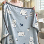 Warm Plush Blanket Comfortable 2024 New Winter Blanket Cartoon Four Season Flannel Soft Bed Cover Office Napping Blanket Lootquake LLC