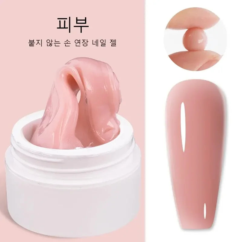 LIMEGIRL 15g Solid Nail Extension Gel Non Stick Hand Phototherapy UV Gel Quick Building Gel Nails Tips Nail Art Prolong Nail Gel Lootquake LLC