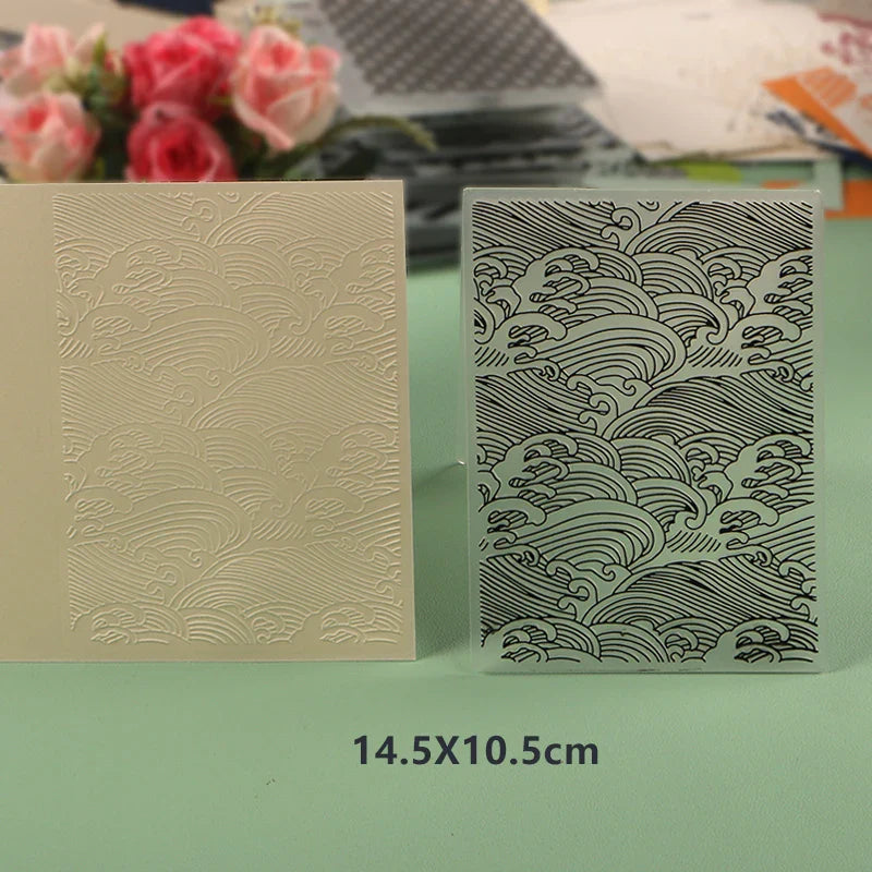 DUOFEN Crafts plastic embossing folder collection 2 paper embossing flower mold Christmas Birthday Easter day wedding Lootquake LLC