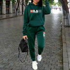 Women's Luxury Hoodie & Pants Streetwear Set THRIXINE