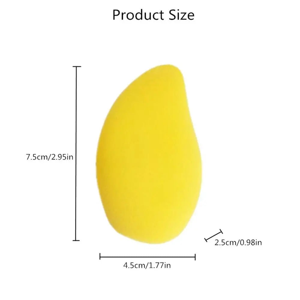 Women Foundation Powder Mango Shape Cushion Sponge Cosmetic Puff Beauty Tool Makeup Egg Lootquake LLC