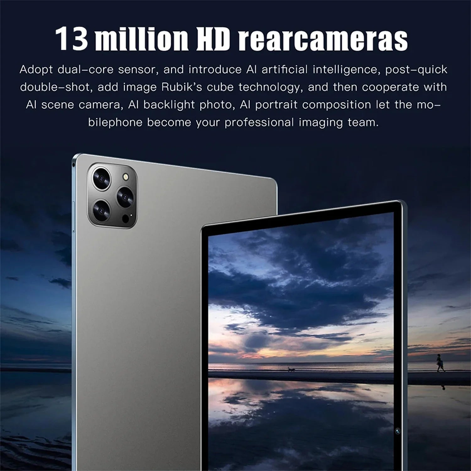 New 5G Pad 10.1 Inch Android Tablets Octa Core 8GB RAM 512GB ROM 4G LTE 5G WiFi Tablet Pc Double SIM Card HD Display 8000mAh Lootquake LLC