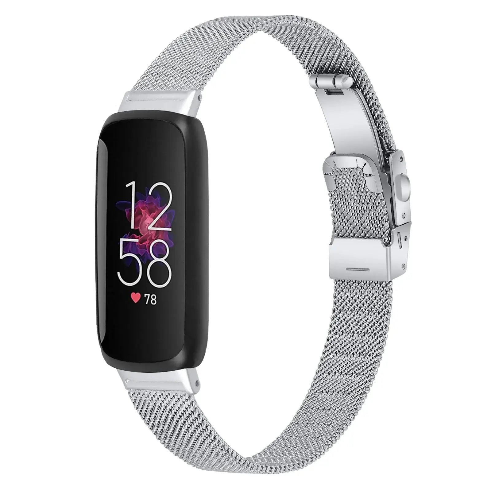 Fitbit Inspire 3 Thin Stainless Steel Band – Sleek Minimalist Metal Strap - SJB-DIAMOND ELITES