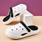Women's Sandals Summer Outdoor Wear Anti-Slip Thick Bottom Beach Shoes Head Cover Slippers Ladies Fashion 2024 New Mod Lootquake LLC