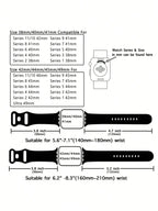 Soft Silicone Waterproof Sports Watch Band Compatible With 38mm, 40mm, 41mm, 42mm, 44mm, 45mm, 49mm Watches, Suitable For Series 11, 10, 9, Ultra, 8, 7, 6, 5, 4, 3, 2, 1, SE, Available For Both Men And Women