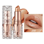 Fine Glitter lipstick, Quicksand Gold Lipstick, Moisturizing Silky Mermaid Girl Pink, Long-Lasting Waterproof Grapefruit Orange Lootquake LLC
