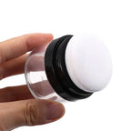 Loose Powder Box With Flocking Cotton Mushroom Sponge Puff Blusher Finishing Powder Jar Portable Cosmetic Foundation Powder Case Lootquake LLC