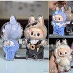 17cm Labubu Protector Case Labubu V1V2V3 Suitable for Wearing Clothes Protective Acrylic Storage Case Transparent DIY Gifts Lootquake LLC