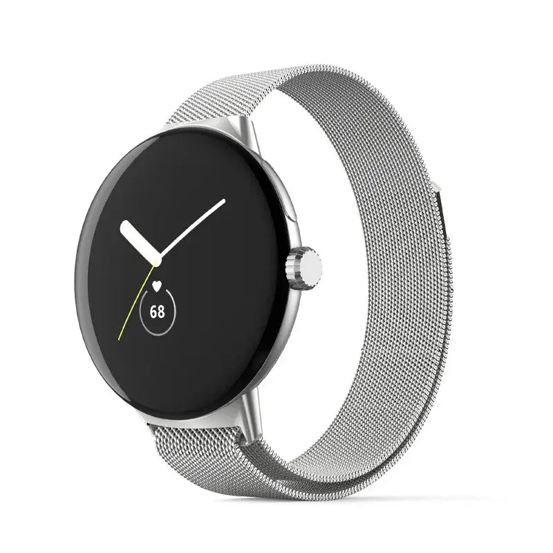 Google Pixel Watch Stainless Steel Band - Magnetic Clasp, Sleek BandsCo Straps