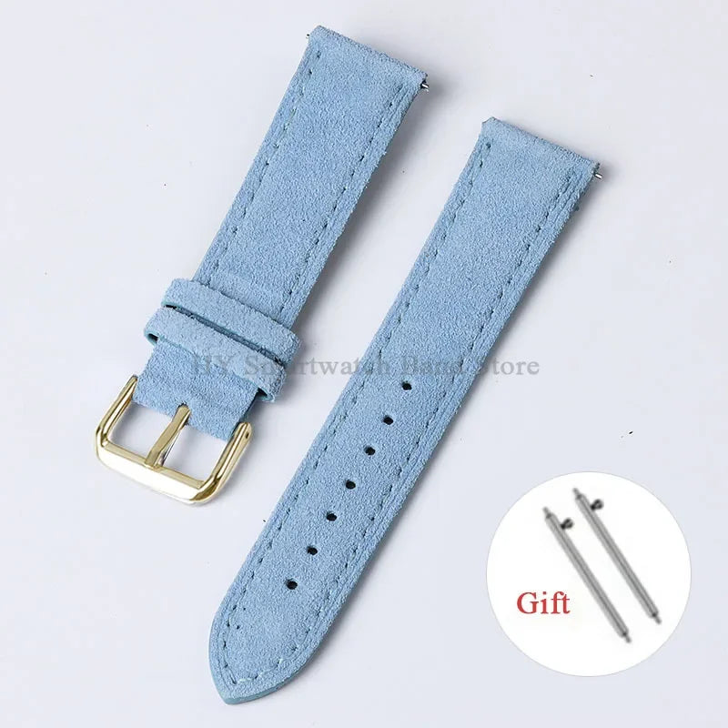 Polar Suede Leather Watch Strap For Polar Smartwatch - Handmade Quick Release