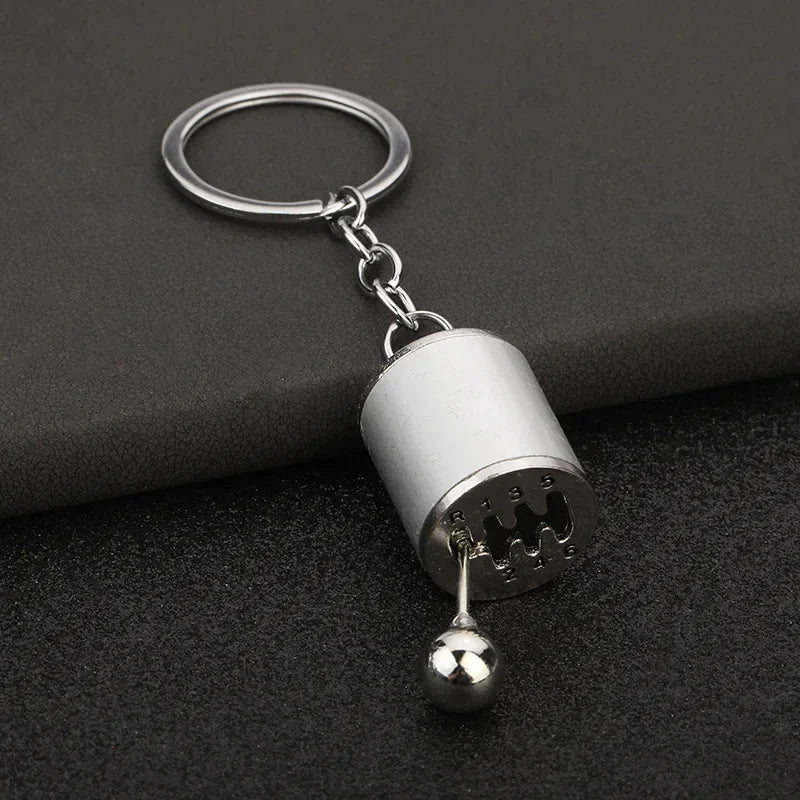 Personalized Keychain Creative Metal Mini Car Parts Manual Transmission Auto Keyring Accessories Key Ring Chain Men Lover Gift Lootquake LLC