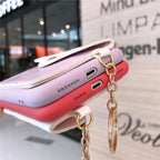 Luxury Wallet Phone Case For iPhone 13 Pro Max 11 12 Pro Max X XR XS 7 8 Plus 13 Mini Soft Silicone Handbag Card  Phone Case Wallet Compatible iPhone Bag Cover Stevvex