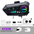 Bluetooth 5.3 Helmet Headset Wireless Hands-free Call Phone Kit Motorcycle Waterproof Earphone MP3 Music Player Speaker for Moto Lootquake LLC