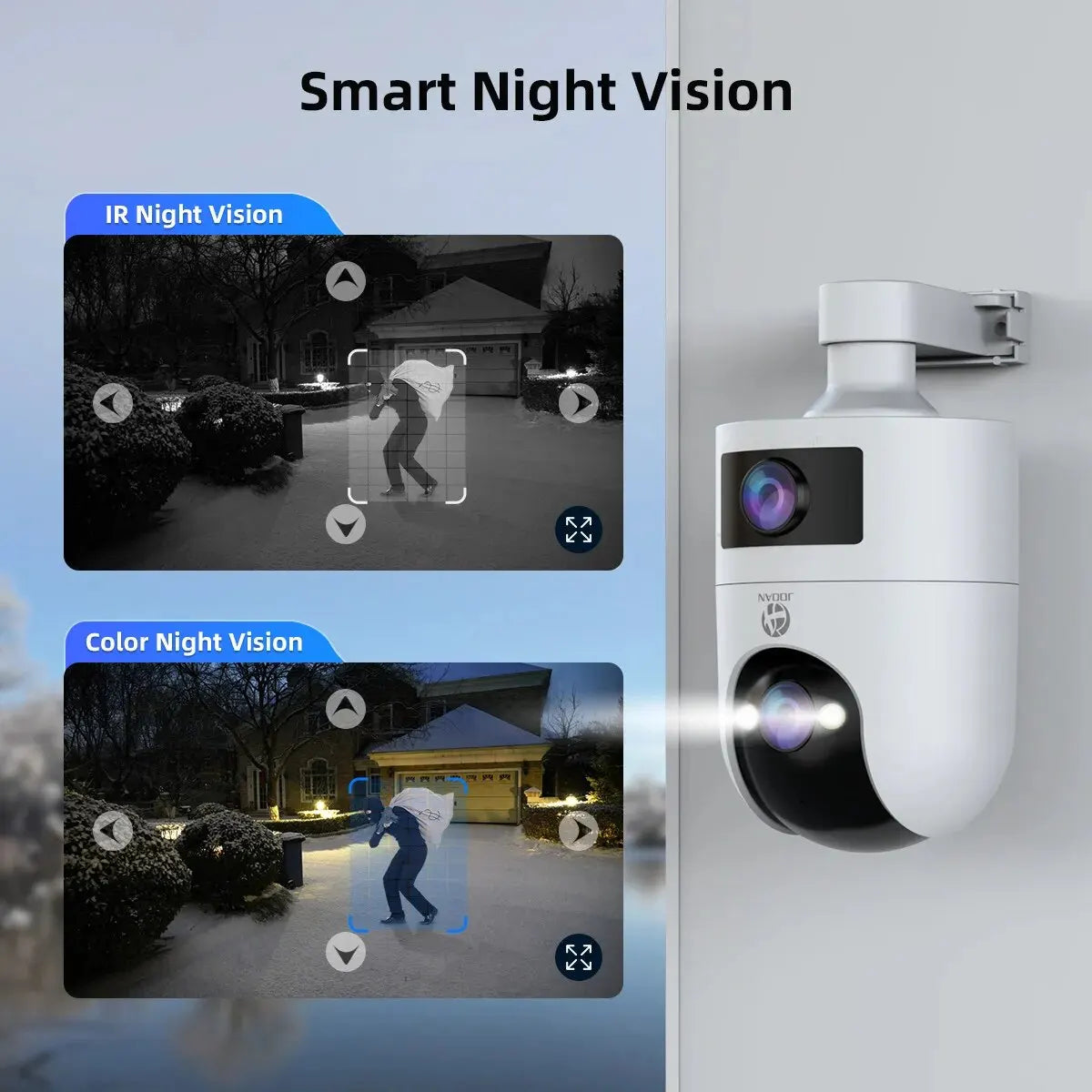 4K PTZ IP Camera Outdoor Waterproof Dual Lens 5G WiFi Security Camera Auto Tracking Video Surveillance Camera Baby Monitor Lootquake LLC