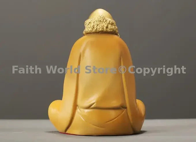 Buddhism Spiritual Art Bronze Sculpture Dharma Buddhist saints Chan sect Dhyana Zen Bronze carved home decorative Sitting Buddha Lootquake LLC