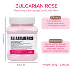 350g Jelly Mask Powder Rose Lavender Crystal Mask Collagen Face Mask Skin Moisturizing Powder Mask Facial Mask DIY Skin Care Lootquake LLC