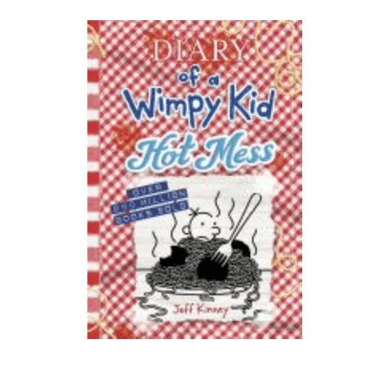 Jeff Kinney's Hot Mess Diary of a Wimpy Kid Book 19 Hardcover Early Learning Book Lootquake LLC