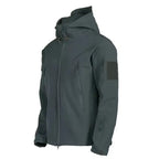 2024 New Outdoor Jackets Men Shark Skin Soft Shell Tactical Waterproof Windbreaker Jacket Mens Hooded Bomber Coats Hiking