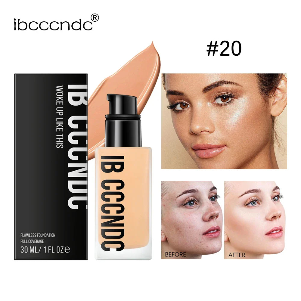 High Coverage Foundation Foundation Face Cream Cosmetic Foundations Makeup Waterproof Mist Korean Makeup Base Make Up Cc Bb Full Lootquake LLC