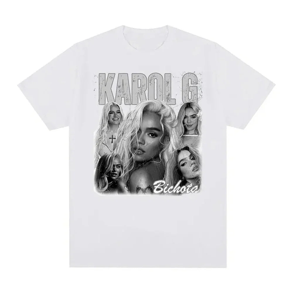 Vintage Karol G Manana Sera Bonito Graphic T Shirt Men Women's Hip Hop Gothic Short Sleeve T-shirts Clothing T-shirt 70921 Lootquake LLC