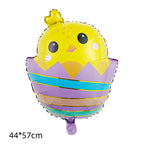 Easter Bunny Inflatables Balloon Decorations Standing Carrot Balloons Cute Carrot Rabbit Happy Easter Party Birthday Decorations Lootquake LLC