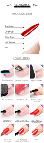 Eleanuos Popular gel Polishing 60PCS Mixed Varnish Soaking Rainbow Semi Permanent Shining Four Season Nail UV LED Salon gel 15ML Lootquake LLC