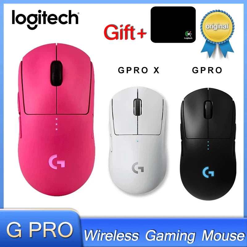 Logitech G PRO X Superlight Wireless Gaming Mouse 16K DPI Sensor Pink Wireless Gaming Mouse 25K HERO Mechanical Gaming Mouse Lootquake LLC