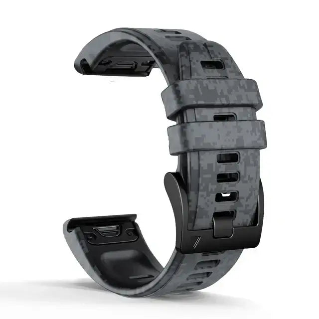 Garmin Silicone Camo Strap - Durable Stylish Design - SJB-DIAMOND ELITES