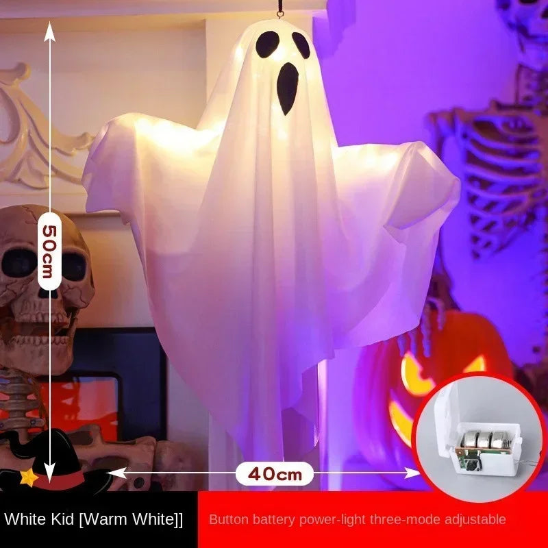 New Halloween Horror Atmosphere Creative Hanging Decorations Haunted House Scene Decoration LED Lights Ghost Party Garden Lootquake LLC