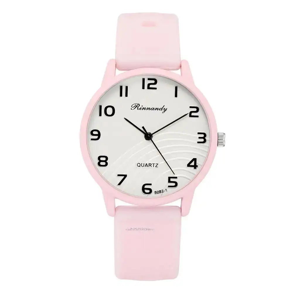 Fashion Lady Hot Sales Watches Leisure Grey Digital Simple Women Quartz Watch Sports Silicone Strap Ladies Clock Wristwatches