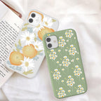 Fashion Flower Phone Case For Iphone 7 8 Plus  Iphone Xr X Xs Silicone Ultra Thin Shockproof Mobile Phone Case With Fashion Pattern Cover Stylish Beautiful Flower Pattern Colored iphone Case Stevvex