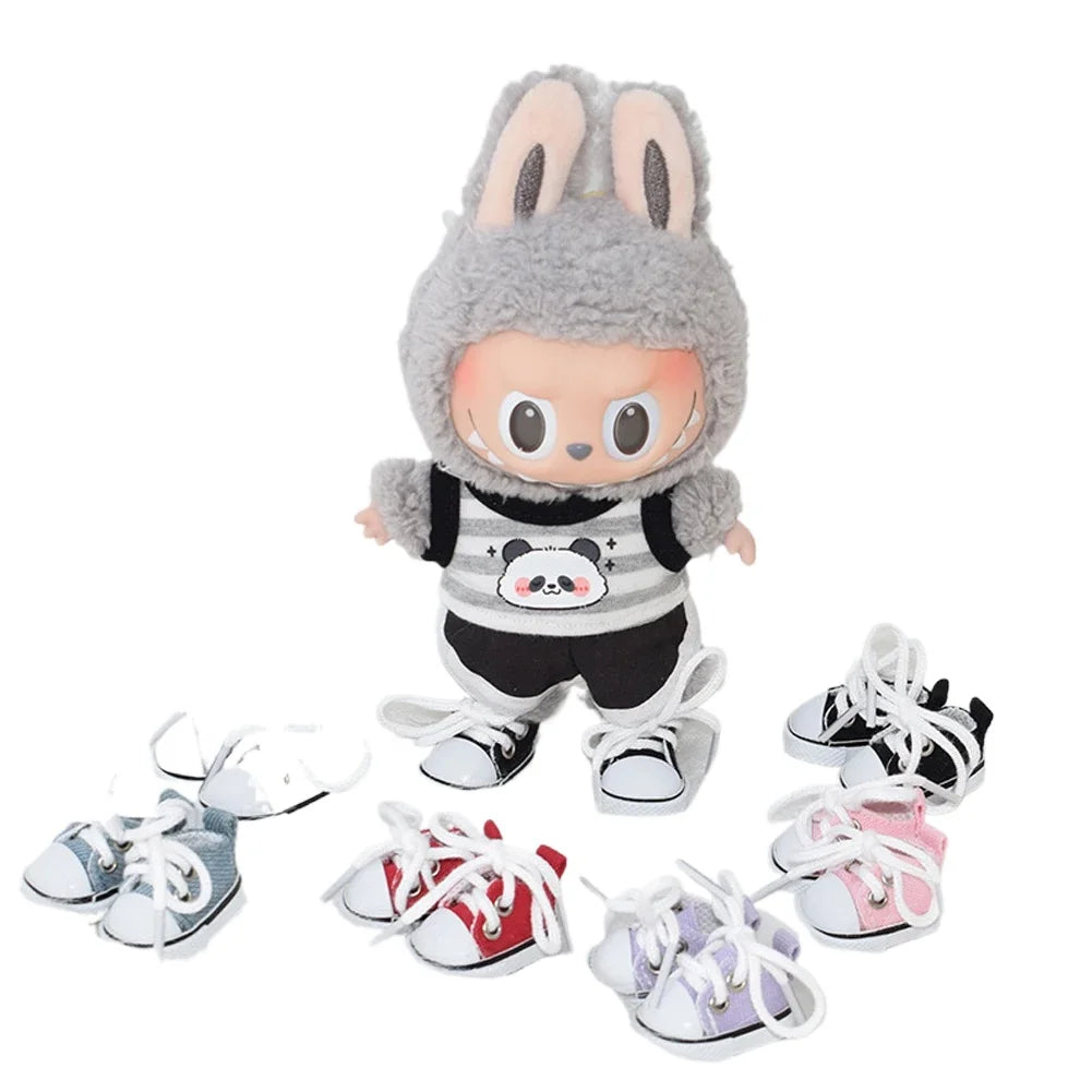 Labubu 17cm Cotton Dolls Shoes Toys Casual Sports Shoes Dolls Accessories for Labubu Outfits Lootquake LLC