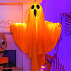 Halloween Glowing White Ghost Hanging Ghosts with Fairy Lights Halloween Outdoor Decoration 50cm Halloween Party Decoration Lootquake LLC