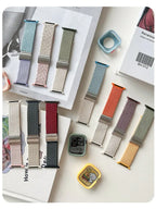 Apple Watch Nylon Strap - Durable Soft Fabric Band - SJB-DIAMOND ELITES