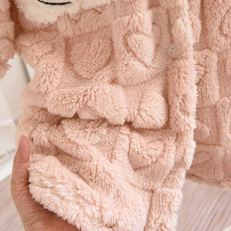 Autumn Winter Sleepwear For Sleeping Warm Hooded Robe Women Pajamas Bathrobe Woman Clothing Pijama Mujer Flannel Pyjama New Hot Lootquake LLC