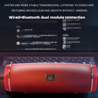 Portable Wireless Bluetooth Speaker 200W High Power Subwoofer Outdoor Waterproof Soundbox with FM Radio USB TF card Boom Box Lootquake LLC