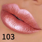 19 colors glitter lipstick hydrating red pink sparkling shine lip color highly pigmented lip tints metallic finish lip makeup Lootquake LLC