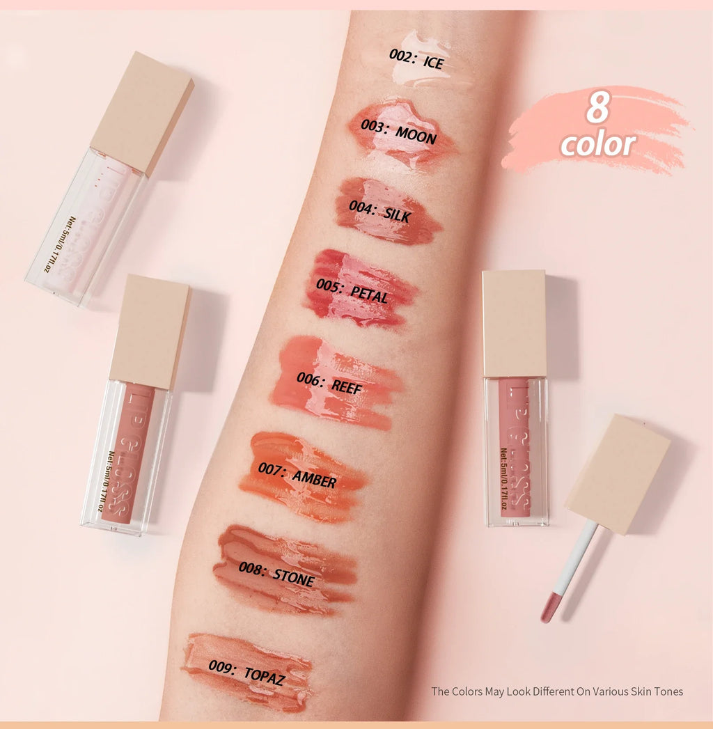 8 Color Non-stick cup Velvet Satin Gloss Lip glaze Mist Liquid matte lipstick Waterproof long-lasting color liquid Lootquake LLC