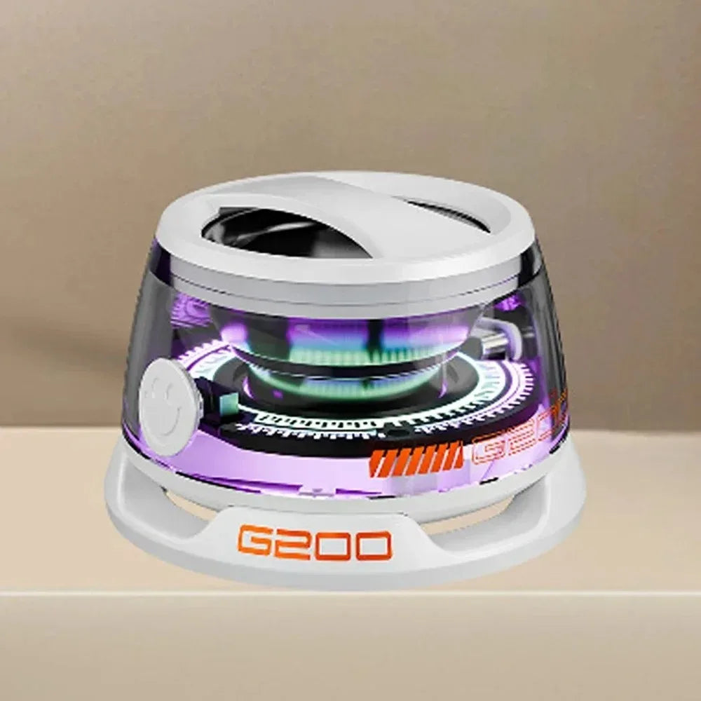 Outdoor Magnetic Bluetooth Speaker Wireless Portable Mini Travel Stereo Speaker with RGB Color Light and Phone Holder for IOS Lootquake LLC