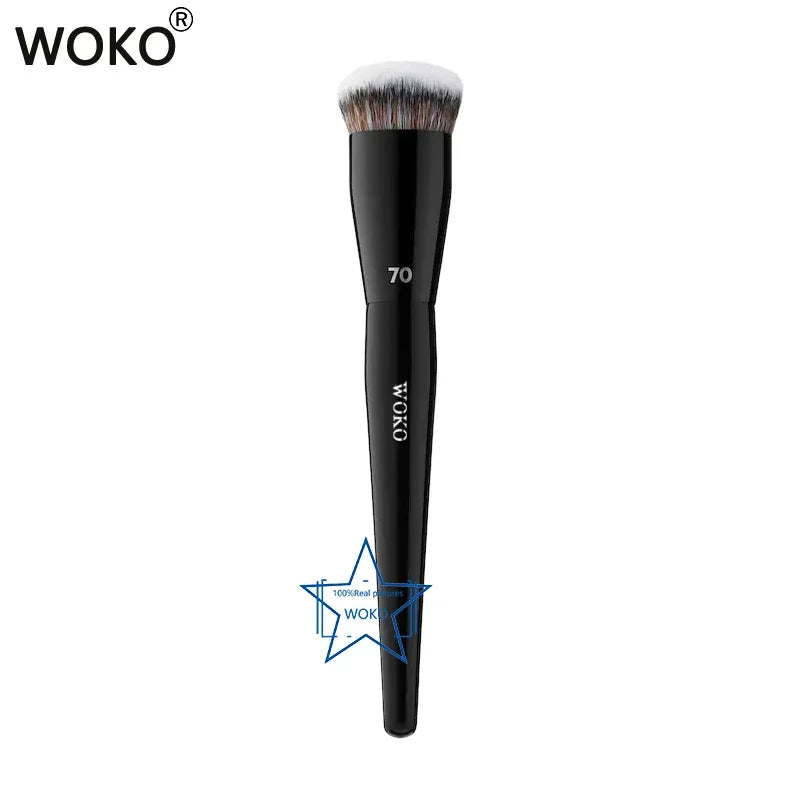 70 Pro Big Foundation Brush Cream Foundation Makeup Brush Chubby Professional Synthetic Hair Face Contour Foundation Makeup Tool Lootquake LLC